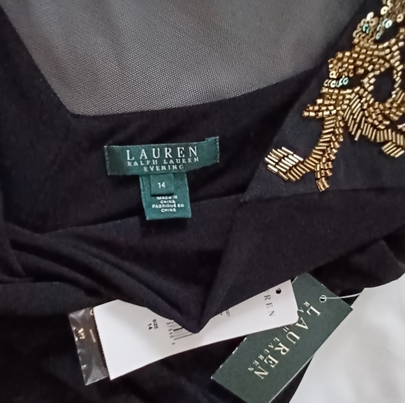 Lauren Ralph Lauren Holiday Maxi Dress size 14 - Picture 4 of 10